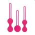 Juego de Bolas de Amor Easytoys - Set de Geisha de 3 Piezas (rosa)
