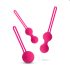 Juego de Bolas de Amor Easytoys - Set de Geisha de 3 Piezas (rosa)