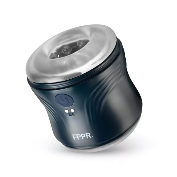 FPPR - Masturbador doble azul recargable y vibrante