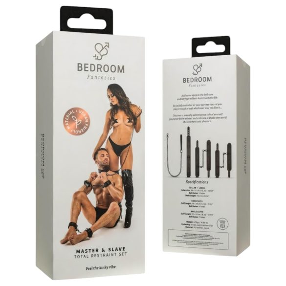 Bedroom Fantasies - Set completo de sujeción - 4 piezas (negro)