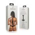 Fantasías Nocturnas - Set BDSM con collar y grilletes (negro)