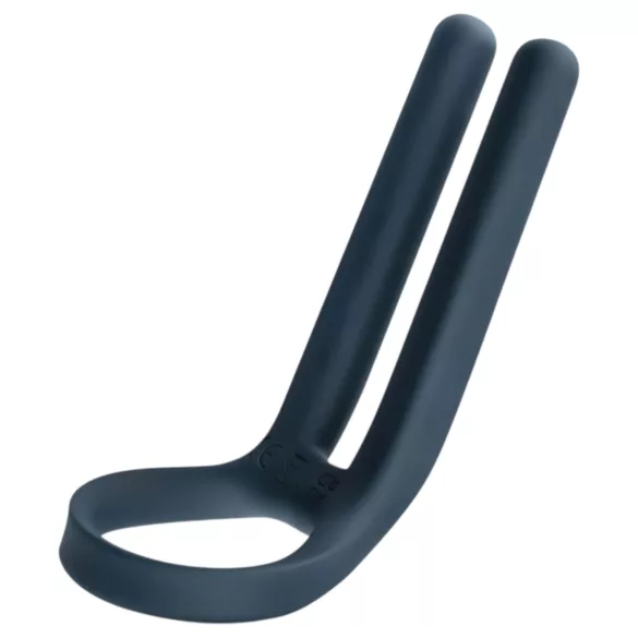 Boners - anillo peneano recargable con vibrador para testículos - silicona azul