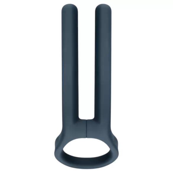 Boners - anillo peneano recargable con vibrador para testículos - silicona azul