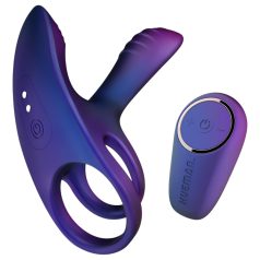   Hueman Infinity Ignite - anillo vibrador para pene y testículos (morado)