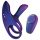 Hueman Infinity Ignite - anillo vibrador para pene y testículos (morado)