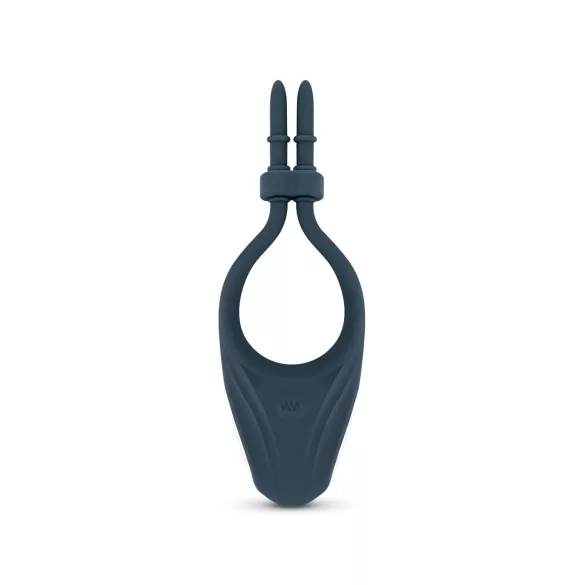 Boners - anillo vibrador ajustable para pene - silicona azul