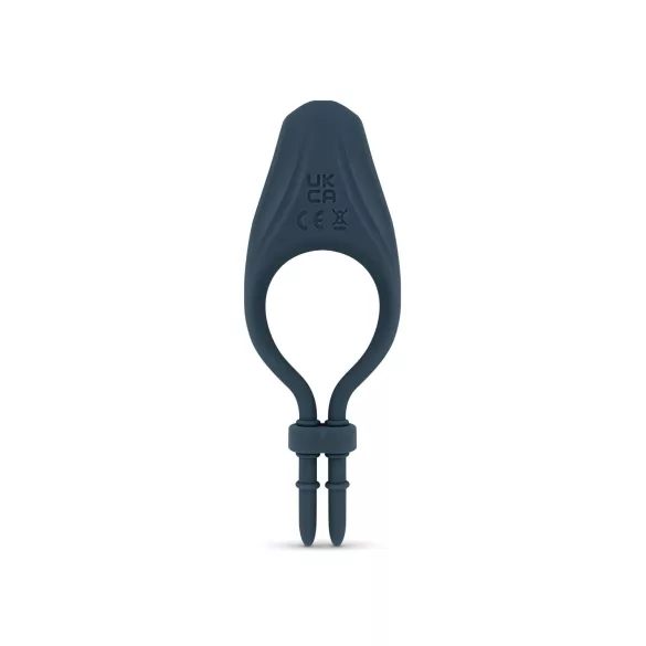 Boners - anillo vibrador ajustable para pene - silicona azul