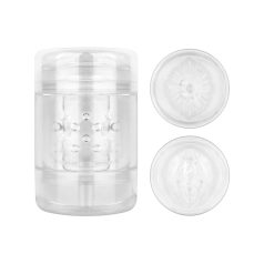   FPPR. - masturbador doble punta - vagina & ano (transparente)