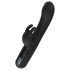 BLAQ - Vibrador digital con brazo y orejitas de conejo (negro)
