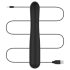 BLAQ - Vibrador digital con brazo y orejitas de conejo (negro)