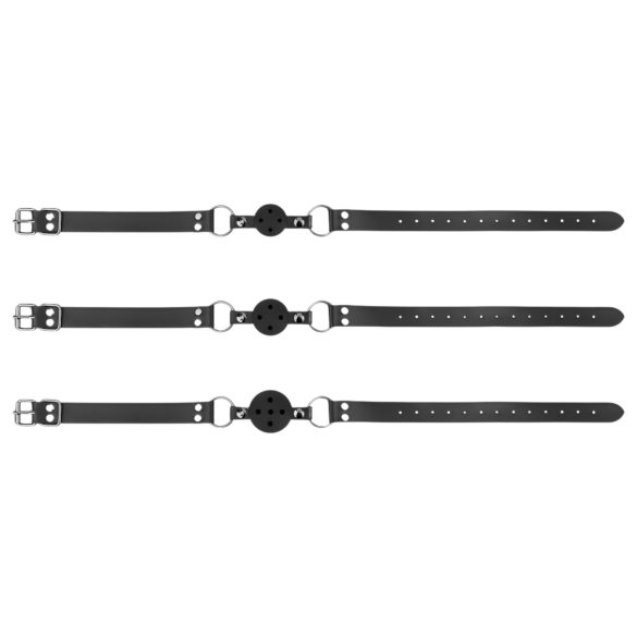 Bedroom Fantasies - set de mordazas bucales - 3 piezas - negro