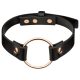 Rosy Gold - collar de cuello (negro-oro rosa)