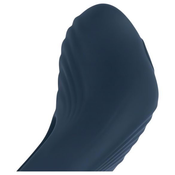 Boners - anillo vibrador recargable para pene - silicona gris