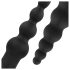 Easytoys - Set de vibradores anales recargables - 4 piezas (negro)