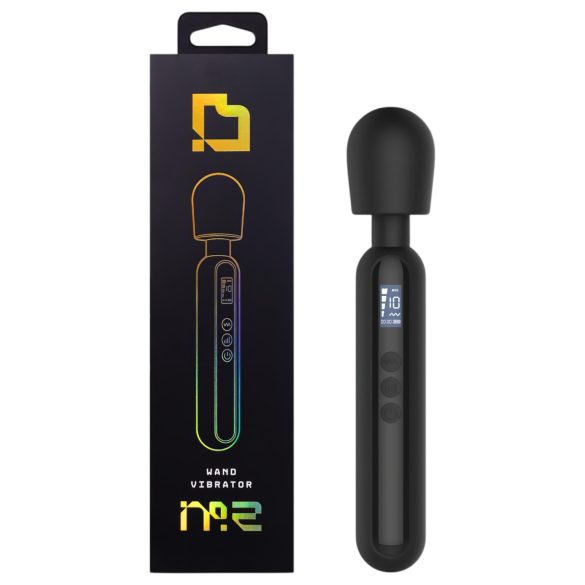 BLAQ - gran vibrador masajeador digital (negro)