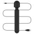 BLAQ - gran vibrador masajeador digital (negro)