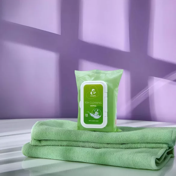 EasyGlide - toallitas para juguetes sexuales - paquete 25 unidades