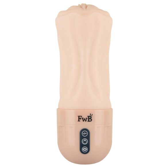 FWB - realista, vibrante, succionador de vagina (natural)