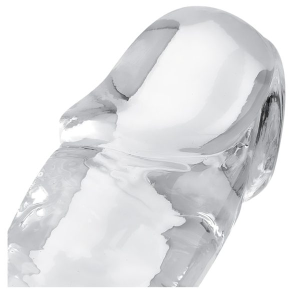 EasyToys - consolador realista - 18 cm - gel transparente