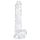 EasyToys - Dildo testicular - 17cm (transparente)