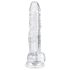 EasyToys - Dildo testicular - 17cm (transparente)