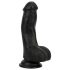 Easytoys - Dildo realista con testículos - 12 cm (negro)