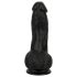 Easytoys - Dildo realista con testículos - 12 cm (negro)