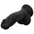 Easytoys - Dildo realista con testículos - 12 cm (negro)