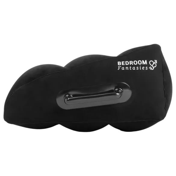 Bedroom Fantasies - cojín sexual inflable con asas - negro