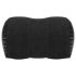 Fantasías de Dormitorio - Almohada Inflable con Soporte para Vibrador (negra)