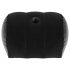 Fantasías de Dormitorio - Almohada Inflable con Soporte para Vibrador (negra)