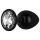 Easytoys Colección Anal - Plug de metal con piedra - M (negro)