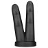 BUTTR Victory - doble dedo consolador anal (negro)