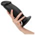 BUTTR AH-1 - dildo anal negro con ventosa