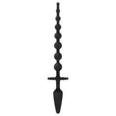 EasyToys - plug anal 2 en 1 - silicona negra