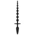 EasyToys - Plug anal 2 en 1 (negro)
