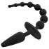 EasyToys - Plug anal 2 en 1 (negro)
