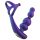 Hueman Stellar Force - anillo y vibrador anal (lila)