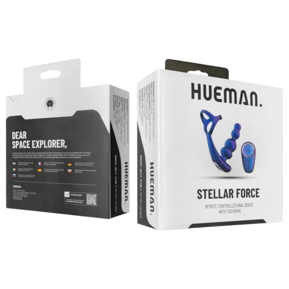 Hueman Stellar Force - vibrador anal y anillo para el pene (morado)