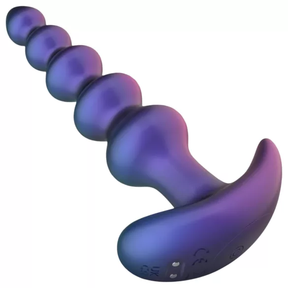 Hueman Galaxy Force - vibrador anal con control remoto (morado)