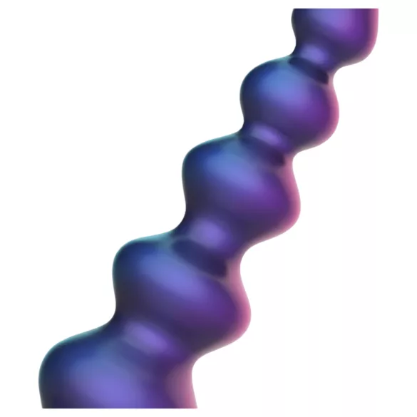 Hueman Galaxy Force - vibrador anal con control remoto (morado)