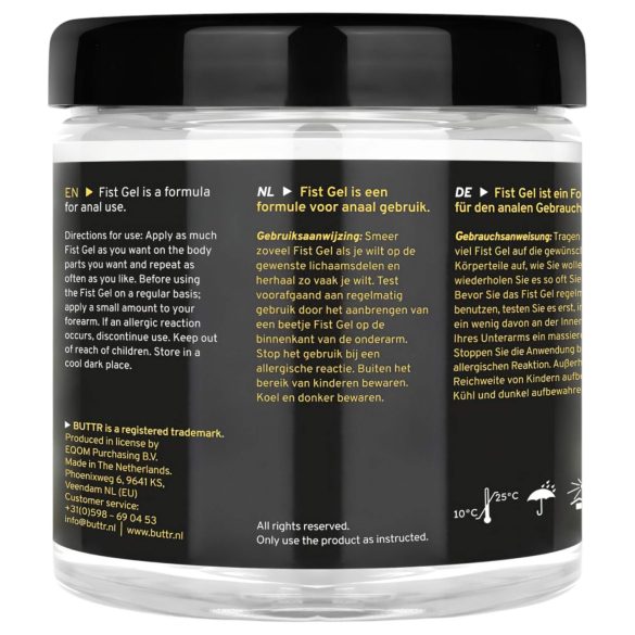 BUTTR - lubricante fisting antideslizante 500ml