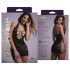 Christine - vestido de malla con brillo - negro - XS-XL