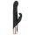 Vibrador empuje Rosy Gold - negro con brazo para clítoris