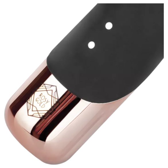 Rosy Gold - succionador y vibrador para clítoris - negro