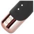 Vibrador empuje Rosy Gold - negro con brazo para clítoris