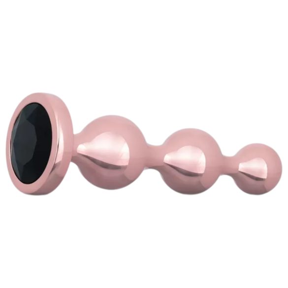 Rosy Gold - set plug anal - metal - color oro rosa