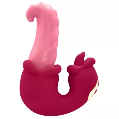 Teazers - vibrador doble lengua - silicona - rosa