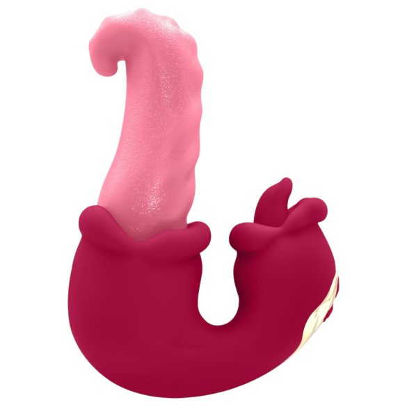 Teazers - vibrador de doble lengua (rosa)