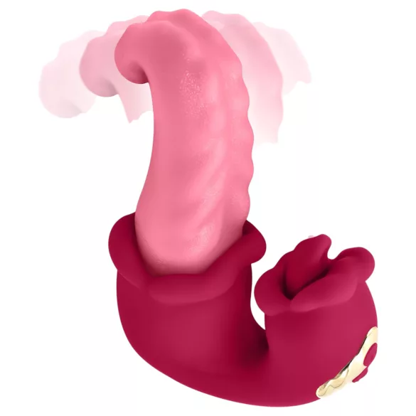 Teazers - vibrador doble lengua - silicona - rosa